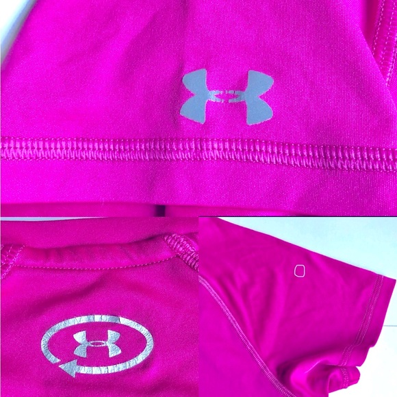 UNDER ARMOUR HeatGear Tee Anderson University AU Active Shirt Pink Small Women’s - Picture 9 of 15